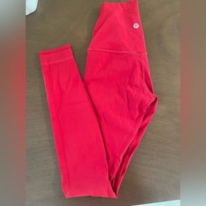 Lululemon Align Pant 25” Red